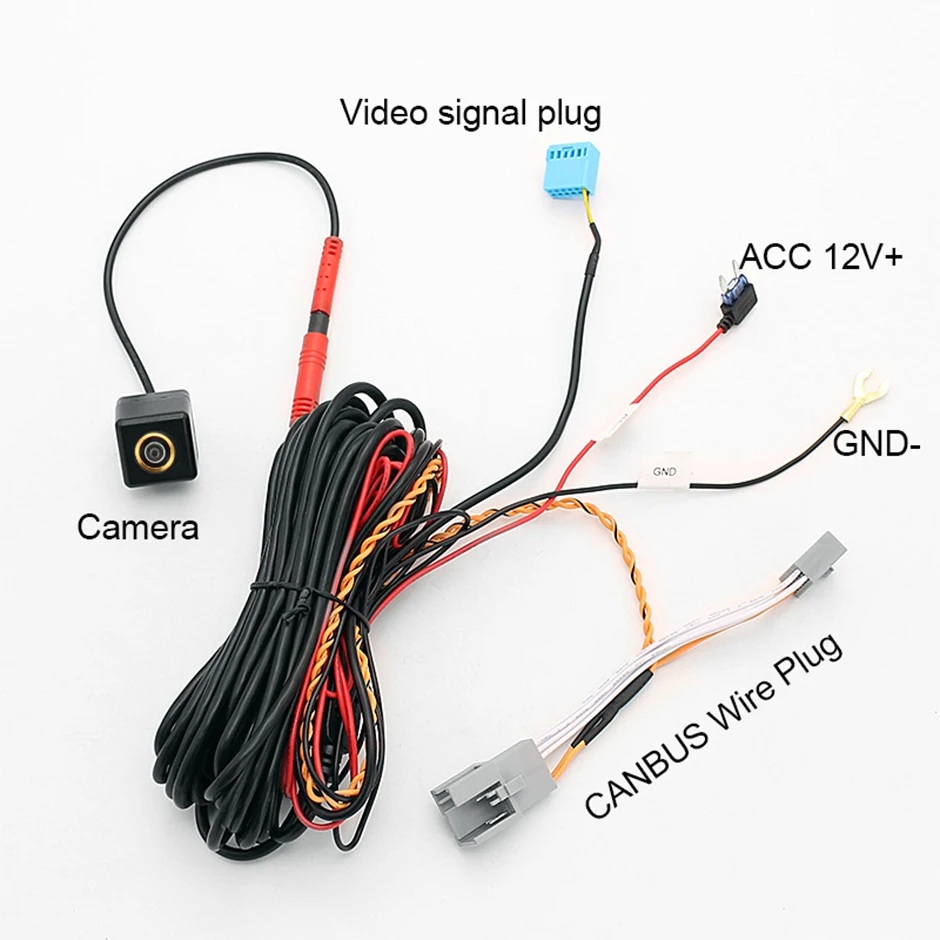GreenYi Оригінальна траєкторна камера заднього виду RCD330 адаптер для Audi VW MQB PQ MIB Stereo Audi Q2 A5 Q5 VW Passat Bora Автомобіль - Зображення 4