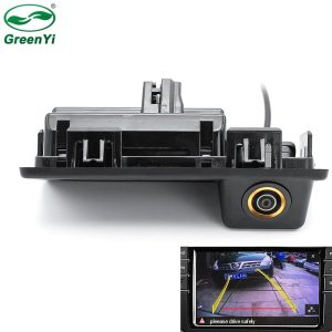 GreenYi Інтелектуальна лінія траєкторії RCD330 Автомобільна камера заднього виду для Audi A3 A4 VW Touran Tiguan Tournamen MQB MIB Skoda Car