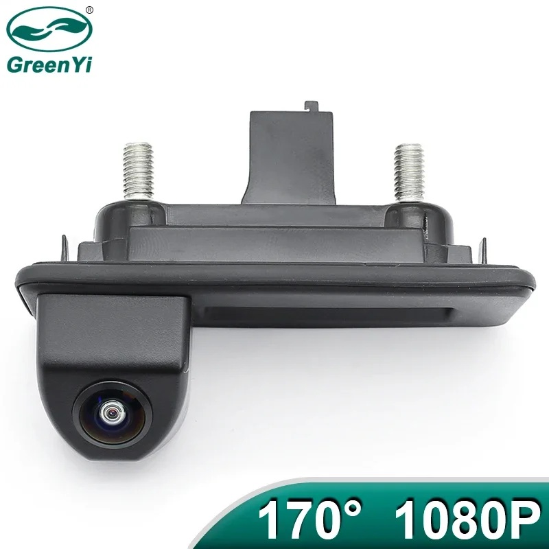 Камера заднього виду GreenYi 170° 1080P для автомобіля VW Skoda Octavia A5 A7 3 Superb Rapid Yeti Fabia 2 Roomster Audi A1 A3 A4