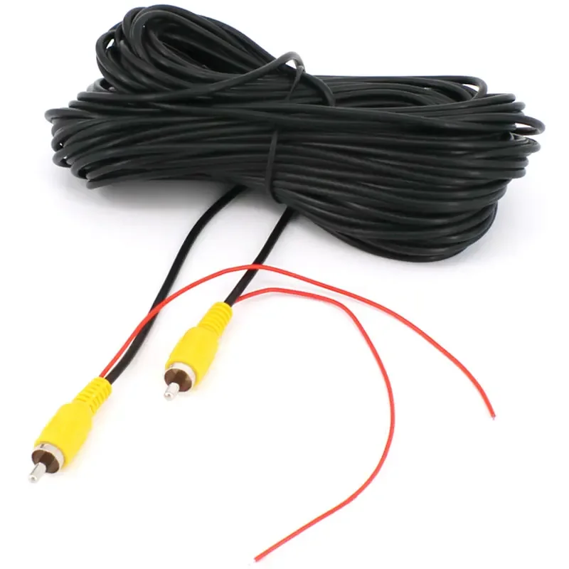6 метрів 10M 15M 20M RCA відеокабель подовжувач чоловічий до чоловічого з пусковим проводом для легкового автомобіля та вантажівки - Зображення 3